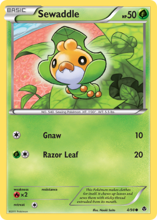 Sewaddle 4/98 Black & White Emerging Powers