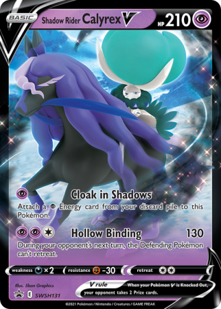 Shadow Rider Calyrex V SWSH131/103 Sword & Shield SWSH Black Star Promos