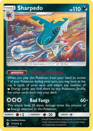 Sharpedo 111/214