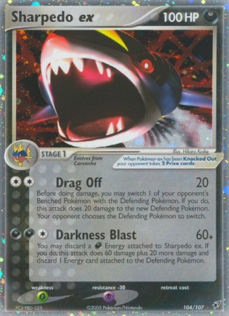 Sharpedo ex 104/107 EX Deoxys
