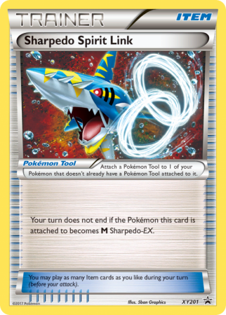 Sharpedo Spirit Link XY201/183 XY XY Black Star Promos