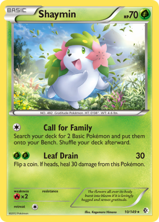 Shaymin 10/149 Black & White Boundaries Crossed