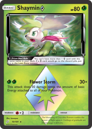 Shaymin ◇ 10/181 Sun & Moon Team Up