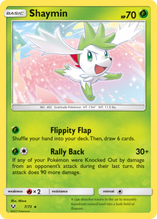 Shaymin 7/73 Sun & Moon Shining Legends