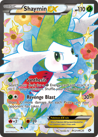 Shaymin-EX RC21/113 Black & White Legendary Treasures