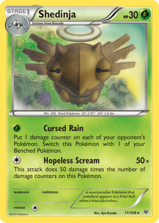 Shedinja 11/108 XY Roaring Skies