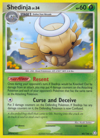 Shedinja 40/146 Diamond & Pearl Legends Awakened