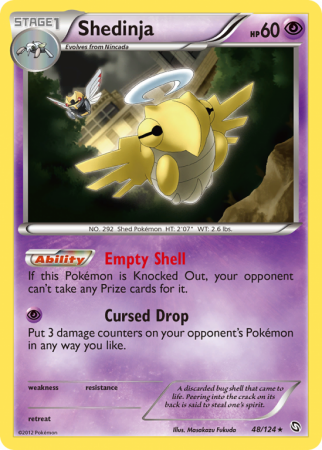 Shedinja 48/124 Black & White Dragons Exalted