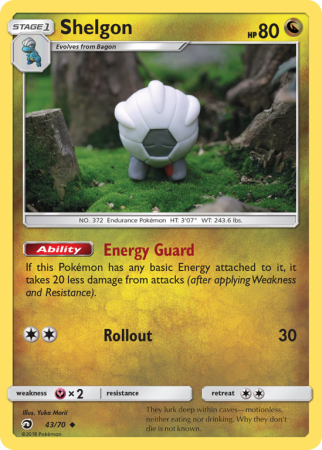 Shelgon 43/70 Sun & Moon Dragon Majesty