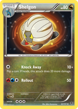 Shelgon 63/101 Black & White Plasma Blast