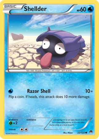 Shellder 22/122 XY BREAKpoint