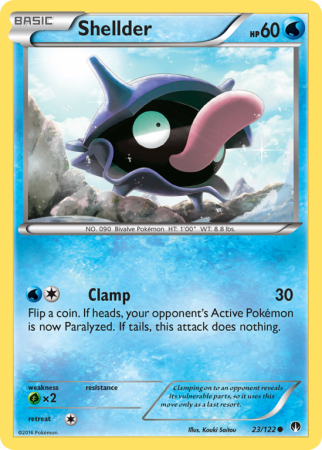 Shellder 23/122 XY BREAKpoint