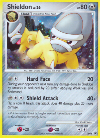 Shieldon DP08/56 Diamond & Pearl DP Black Star Promos