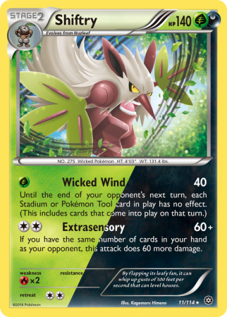 Shiftry 11/114 XY Steam Siege