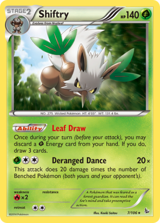 Shiftry 7/106 XY Flashfire