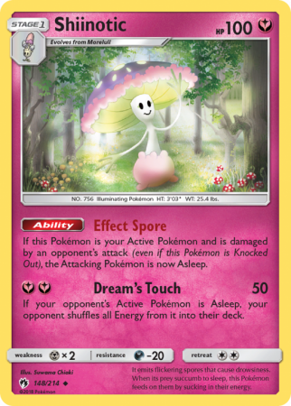 Shiinotic 148/214 Sun & Moon Lost Thunder