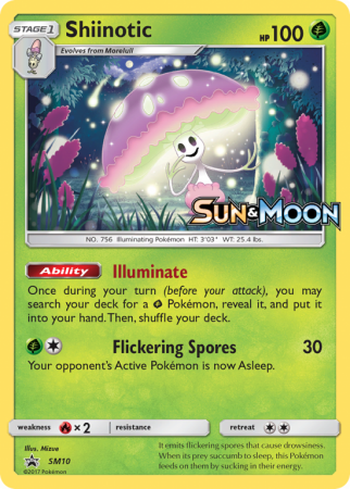 Shiinotic SM10/156 Sun & Moon SM Black Star Promos