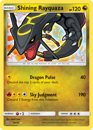 Shining Rayquaza 56/73