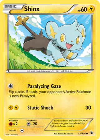Shinx 32/106 XY Flashfire