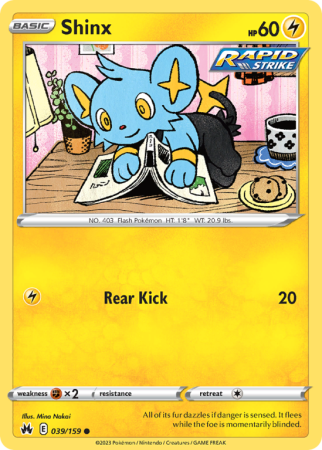 Shinx 39/159 Sword & Shield Crown Zenith