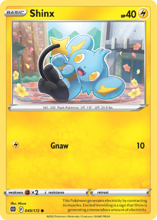 Shinx 49/172 Sword & Shield Brilliant Stars