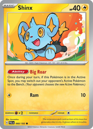 Shinx 68/193 Scarlet & Violet Paldea Evolved