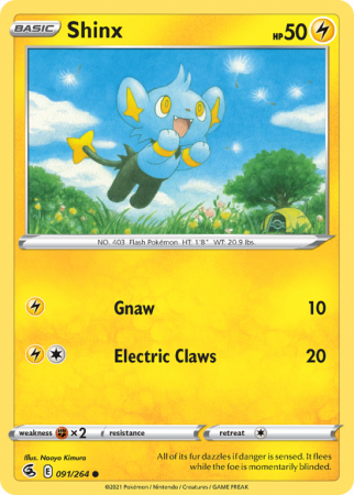 Shinx 91/264 Sword & Shield Fusion Strike