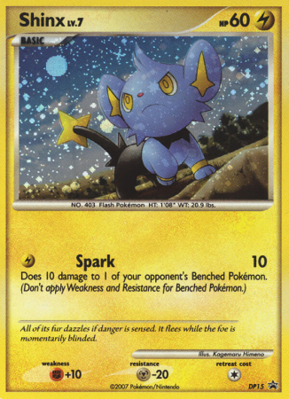 Shinx DP15/56 Diamond & Pearl DP Black Star Promos