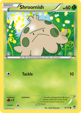 Shroomish 6/111 XY Furious Fists