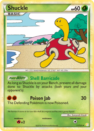 Shuckle 11/123 HeartGold & SoulSilver HeartGold & SoulSilver