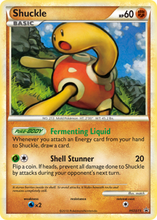 Shuckle HGSS15/25 HeartGold & SoulSilver HGSS Black Star Promos