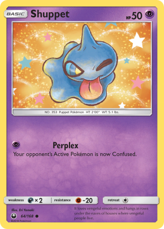 Shuppet 64/168 Sun & Moon Celestial Storm