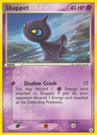 Shuppet 72/101 EX Hidden Legends