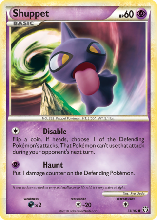 Shuppet 75/102 HeartGold & SoulSilver HS—Triumphant