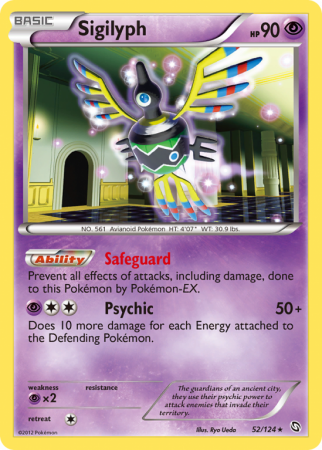 Sigilyph 52/124 Black & White Dragons Exalted