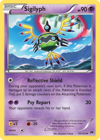 Sigilyph 55/122 XY BREAKpoint