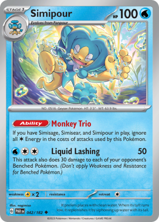 Simipour 42/182 Scarlet & Violet Paradox Rift