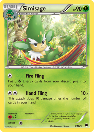 Simisage 6/162 XY BREAKthrough