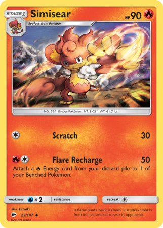 Simisear 23/147 Sun & Moon Burning Shadows