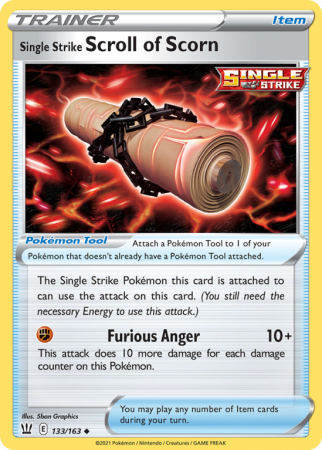 Single Strike Scroll of Scorn 133/163