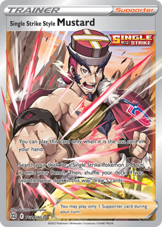 Single Strike Style Mustard TG28/30 Sword & Shield Brilliant Stars Trainer Gallery