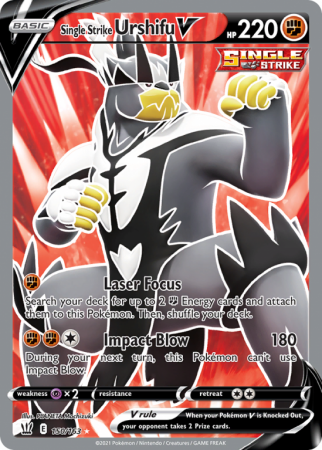 Single Strike Urshifu V 150/163 Sword & Shield Battle Styles