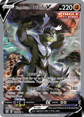 Single Strike Urshifu V 151/163 Sword & Shield Battle Styles