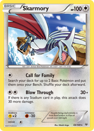 Skarmory 69/108 XY Roaring Skies