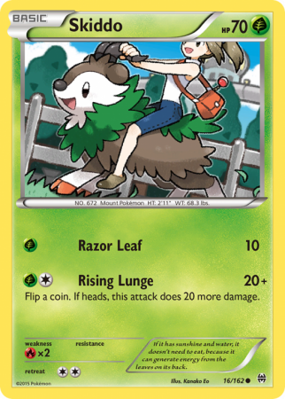 Skiddo 16/162 XY BREAKthrough