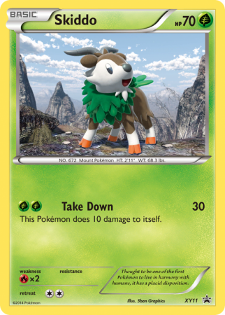 Skiddo XY11/183 XY XY Black Star Promos
