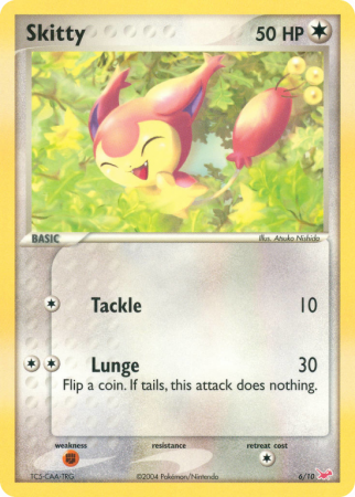 Skitty 6/10 EX EX Trainer Kit Latias