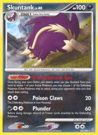 Skuntank 26/100 Diamond & Pearl Stormfront
