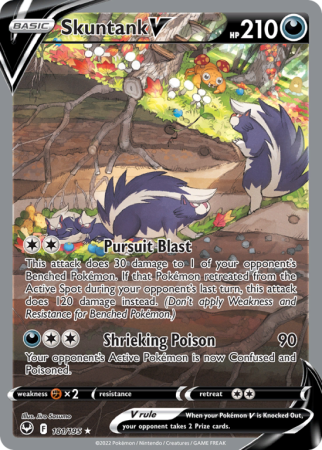 Skuntank V 181/195 Sword & Shield Silver Tempest