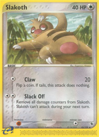 Slakoth 45/109 EX Ruby & Sapphire